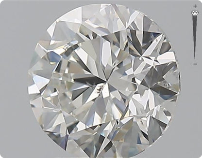 Diamant naturel 2,00 carats GIA | Couleur G | Pureté SI2 | Taille ronde | TB EX TB #D10372