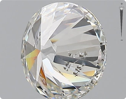 Diamant naturel 2,00 carats GIA | Couleur G | Pureté SI2 | Taille ronde | TB EX TB #D10372