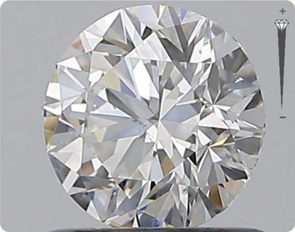 Diamant naturel 0.75ct GIA | Couleur E | Pureté SI1 | Taille ronde | EX EX EX #D10377