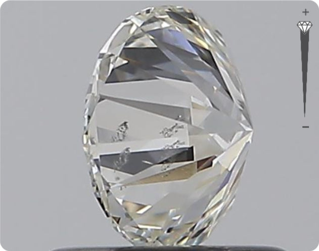 Diamant naturel 0.75ct GIA | Couleur E | Pureté SI1 | Taille ronde | EX EX EX #D10377