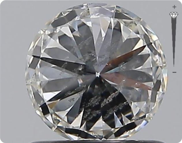 Diamant naturel 0.75ct GIA | Couleur E | Pureté SI1 | Taille ronde | EX EX EX #D10377
