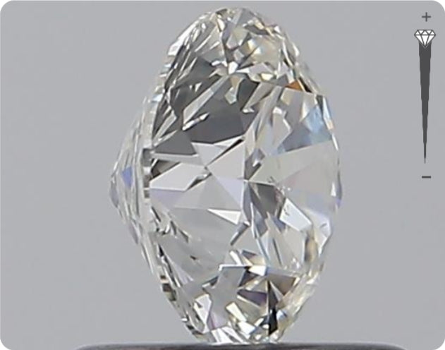 Diamant naturel 0.75ct GIA | Couleur E | Pureté SI1 | Taille ronde | EX EX EX #D10377