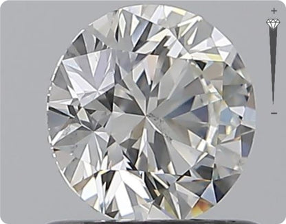 Diamant naturel 0.75ct GIA | Couleur E | Pureté SI1 | Taille ronde | EX EX EX #D10377