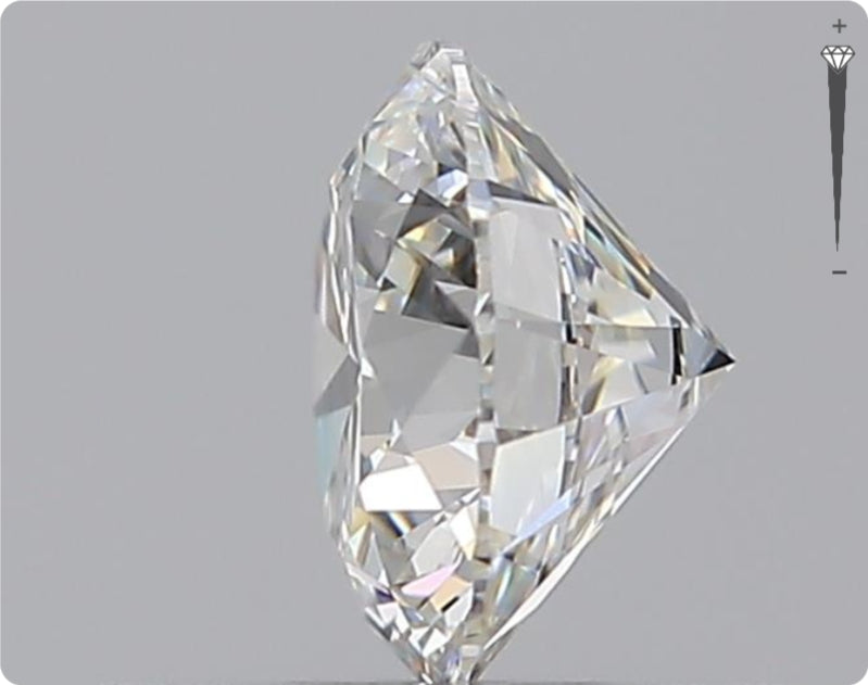 Natural 0.59ct GIA Diamond | Color G | Clarity VVS1 | Round Cut | EX EX EX #D10378