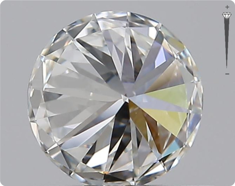 Natural 0.59ct GIA Diamond | Color G | Clarity VVS1 | Round Cut | EX EX EX #D10378