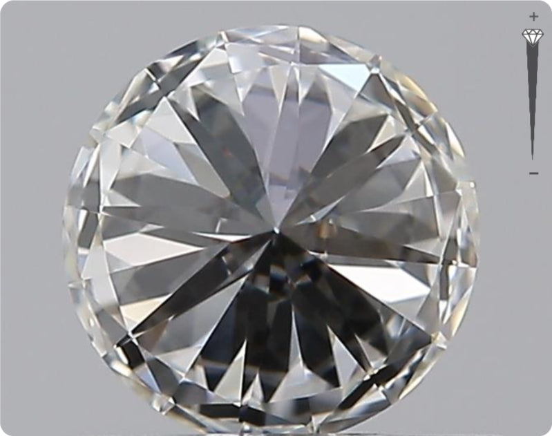 Natural 0.59ct GIA Diamond | Color G | Clarity VVS1 | Round Cut | EX EX EX #D10378