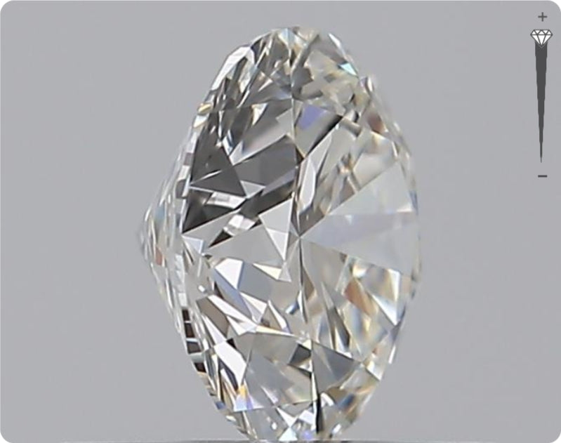 Natural 0.59ct GIA Diamond | Color G | Clarity VVS1 | Round Cut | EX EX EX #D10378