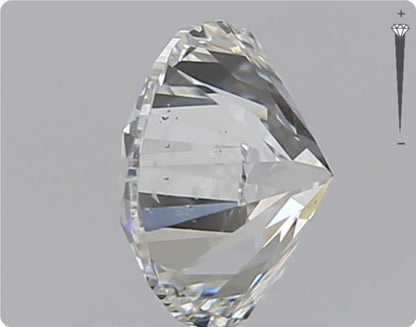 Diamant naturel GIA 0.90ct | Couleur G | Pureté SI1 | Coupe ronde | VG EX VG #D10379