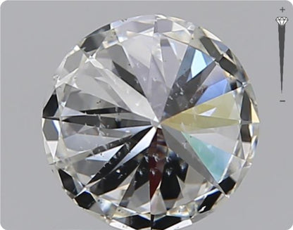Diamant naturel GIA 0.90ct | Couleur G | Pureté SI1 | Coupe ronde | VG EX VG #D10379