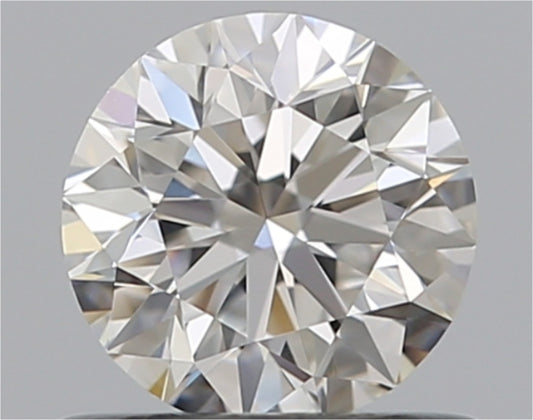 Diamant naturel de 0.59 ct GIA | Couleur E | Pureté VVS1 | Taille ronde | EX EX EX #D10380