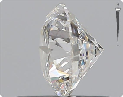 Diamant naturel de 0.59 ct GIA | Couleur E | Pureté VVS1 | Taille ronde | EX EX EX #D10380