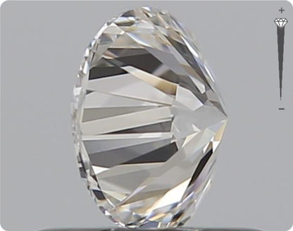 Diamant naturel de 0.59 ct GIA | Couleur E | Pureté VVS1 | Taille ronde | EX EX EX #D10380