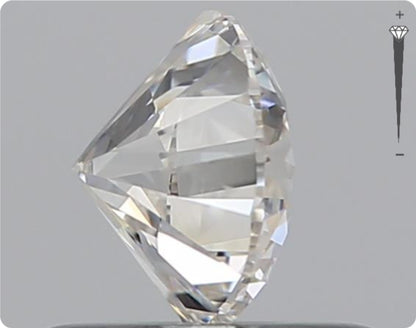 Diamant naturel de 0.59 ct GIA | Couleur E | Pureté VVS1 | Taille ronde | EX EX EX #D10380