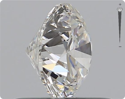 Diamant naturel de 0.59 ct GIA | Couleur E | Pureté VVS1 | Taille ronde | EX EX EX #D10380