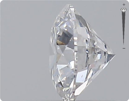 Diamant naturel GIA 0.52ct | Couleur D | Pureté SI2 | Taille ronde | TB GD TB #D10381