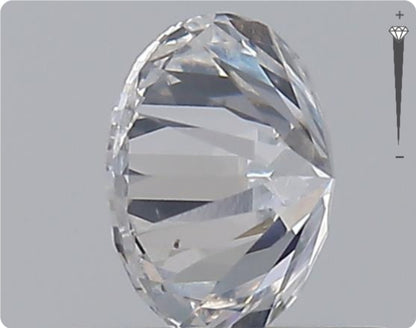 Diamant naturel GIA 0.52ct | Couleur D | Pureté SI2 | Taille ronde | TB GD TB #D10381