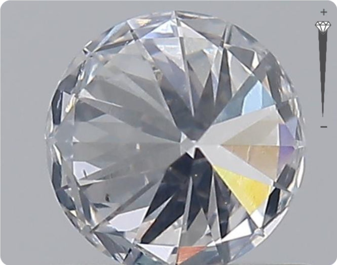 Diamant naturel GIA 0.52ct | Couleur D | Pureté SI2 | Taille ronde | TB GD TB #D10381