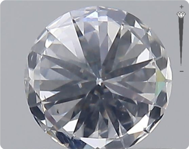 Diamant naturel GIA 0.52ct | Couleur D | Pureté SI2 | Taille ronde | TB GD TB #D10381