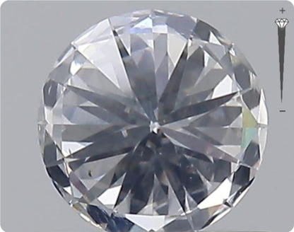 Diamant naturel GIA 0.52ct | Couleur D | Pureté SI2 | Taille ronde | TB GD TB #D10381