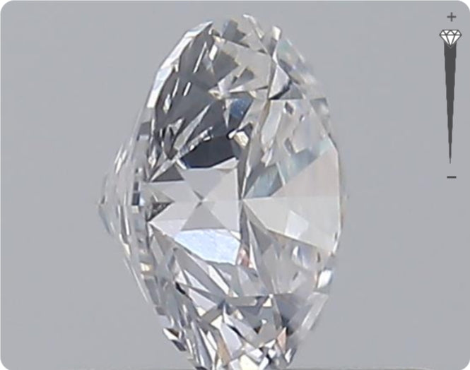 Diamant naturel GIA 0.52ct | Couleur D | Pureté SI2 | Taille ronde | TB GD TB #D10381