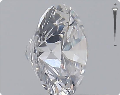 Diamant naturel GIA 0.52ct | Couleur D | Pureté SI2 | Taille ronde | TB GD TB #D10381