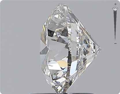 Diamant naturel 1,70 ct GIA | Couleur F | Pureté SI2 | Taille ronde | TB EX EX #D10383
