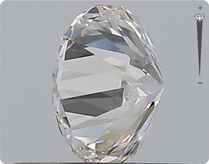Diamant naturel GIA de 0,53 ct | Couleur F | Pureté VVS1 | Taille ronde | EX EX EX #D10384