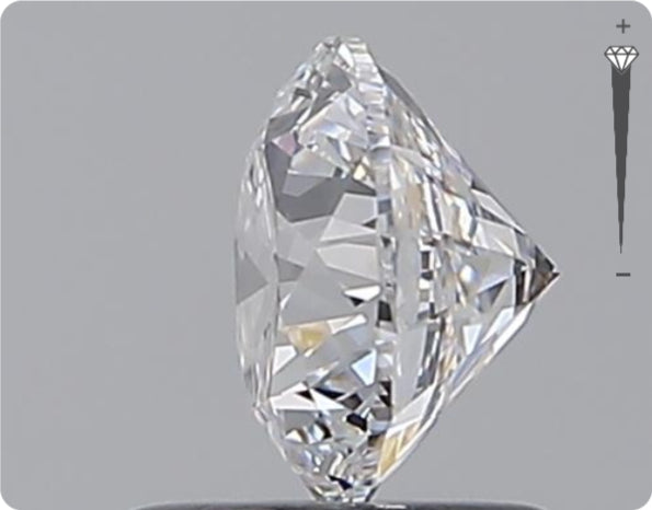 Diamant naturel 0,96 ct GIA | Couleur D | Pureté IF | Taille ronde | TB EX TB #D10385
