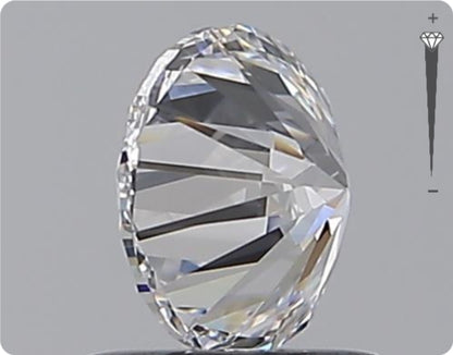 Diamant naturel 0,96 ct GIA | Couleur D | Pureté IF | Taille ronde | TB EX TB #D10385