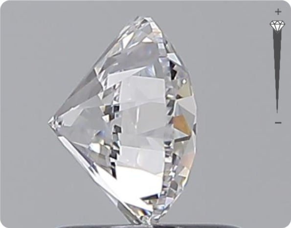 Diamant naturel 0,96 ct GIA | Couleur D | Pureté IF | Taille ronde | TB EX TB #D10385
