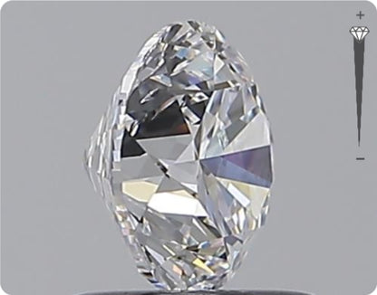 Diamant naturel 0,96 ct GIA | Couleur D | Pureté IF | Taille ronde | TB EX TB #D10385