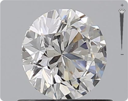 Diamant naturel GIA 0,70 ct | Couleur D | Pureté SI1 | Taille brillant | EX EX EX #D10386