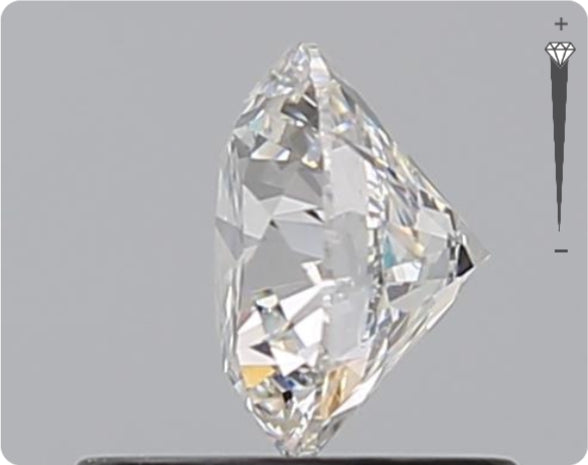 Diamant naturel GIA 0,70 ct | Couleur D | Pureté SI1 | Taille brillant | EX EX EX #D10386
