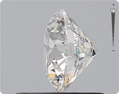 Diamant naturel GIA 0,70 ct | Couleur D | Pureté SI1 | Taille brillant | EX EX EX #D10386