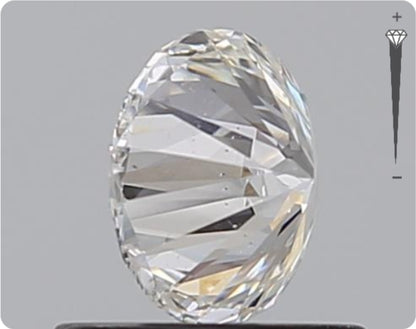 Diamant naturel GIA 0,70 ct | Couleur D | Pureté SI1 | Taille brillant | EX EX EX #D10386