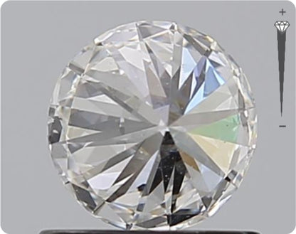 Diamant naturel GIA 0,70 ct | Couleur D | Pureté SI1 | Taille brillant | EX EX EX #D10386
