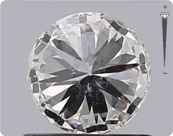 Diamant naturel GIA 0,70 ct | Couleur D | Pureté SI1 | Taille brillant | EX EX EX #D10386