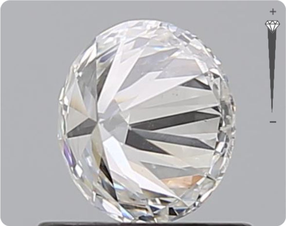 Diamant naturel GIA 0,70 ct | Couleur D | Pureté SI1 | Taille brillant | EX EX EX #D10386