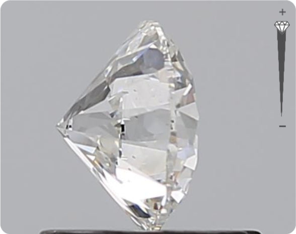 Diamant naturel GIA 0,70 ct | Couleur D | Pureté SI1 | Taille brillant | EX EX EX #D10386