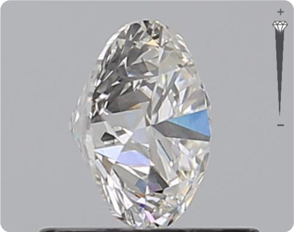 Diamant naturel GIA 0,70 ct | Couleur D | Pureté SI1 | Taille brillant | EX EX EX #D10386
