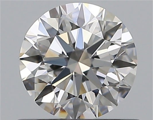Diamant naturel 0.66ct GIA | Couleur D | Pureté VVS1 | Taille ronde | EX EX EX #D10387
