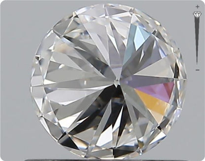 Natural 0.66ct GIA Diamond | Color D | Clarity VVS1 | Round Cut | EX EX EX #D10387