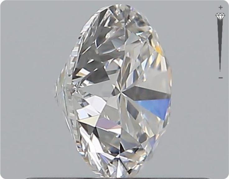 Natural 0.66ct GIA Diamond | Color D | Clarity VVS1 | Round Cut | EX EX EX #D10387