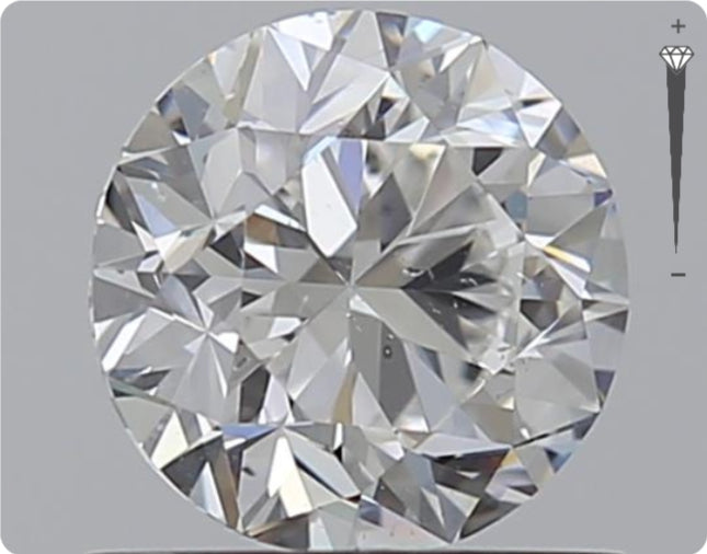 Natural 0.90ct GIA Diamond | Color E | Clarity SI1 | Round Cut | VG VG VG #D10392