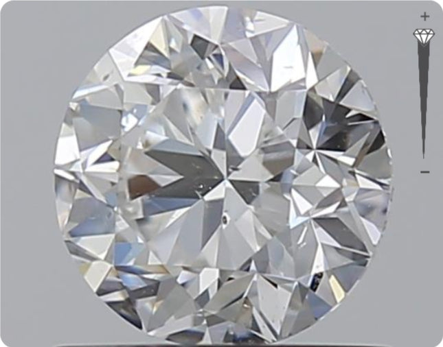 Natural 0.90ct GIA Diamond | Color E | Clarity SI1 | Round Cut | VG VG VG #D10392