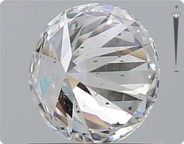 Natural 0.90ct GIA Diamond | Color E | Clarity SI1 | Round Cut | VG VG VG #D10392