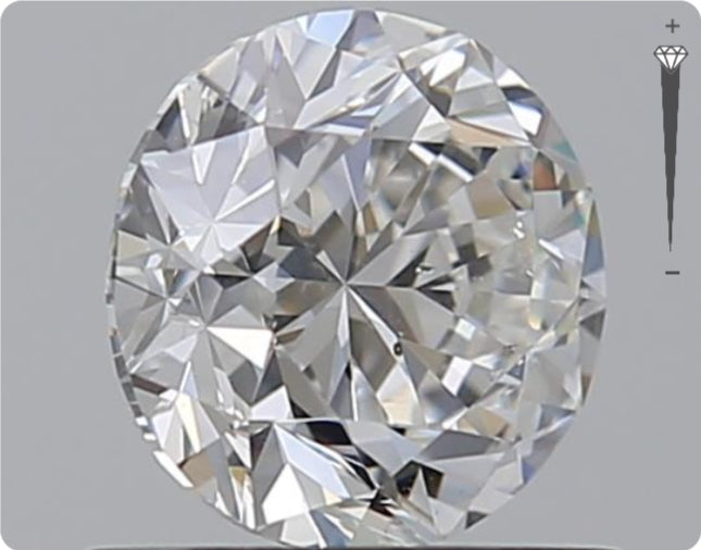 Natural 0.90ct GIA Diamond | Color E | Clarity SI1 | Round Cut | VG VG VG #D10392