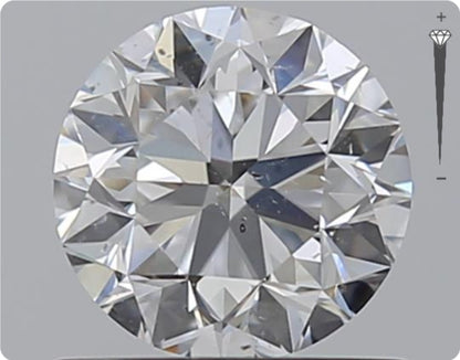 Natural 0.90ct GIA Diamond | Color E | Clarity SI1 | Round Cut | VG VG VG #D10392