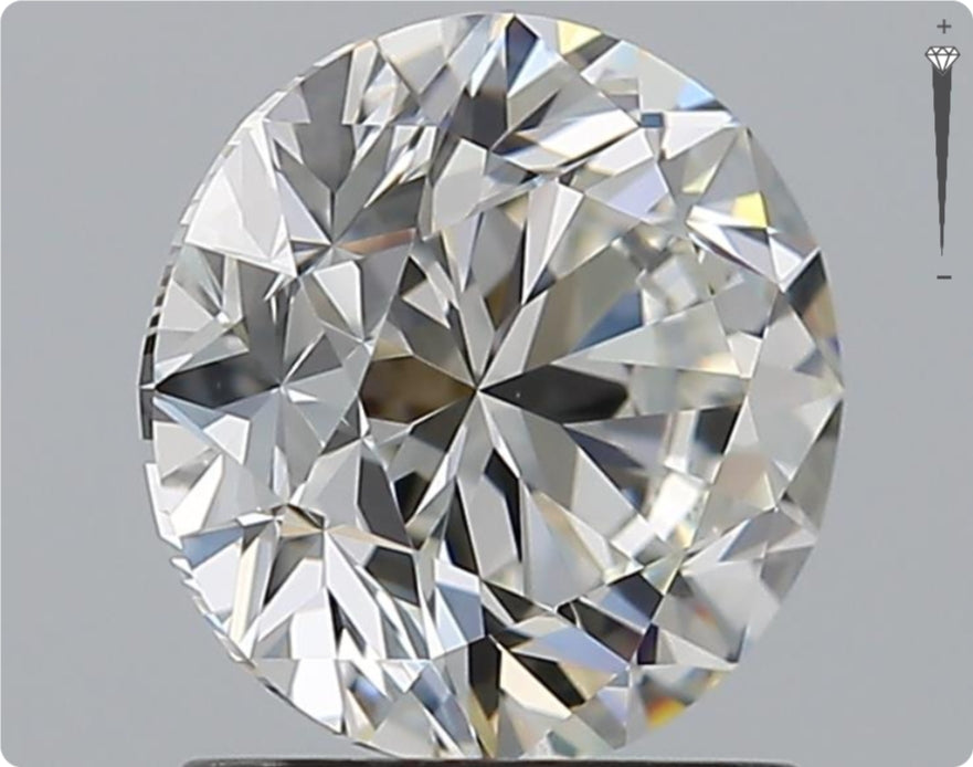 Natural 1.51ct GIA Diamond | Color H | Clarity VVS2 | Round Cut | VG EX EX #D10393
