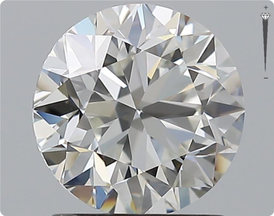 Natural 1.51ct GIA Diamond | Color H | Clarity VVS2 | Round Cut | VG EX EX #D10393